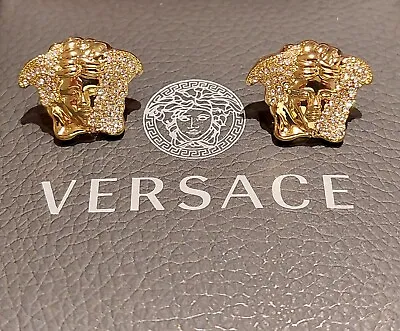 VERSACE CRYSTAL EARRINGS - Box Not Available.  • $139.99