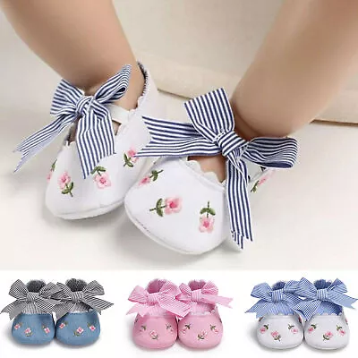 1 Pair Toddler Shoes Vibrant Color Decorative Baby Girls Princess Soft Sole • $16.46