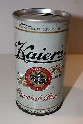 Kaier's Special Beer Can • 1960s Pull Tab W/Instructions • Philly ONLY On Bottom • $29.98