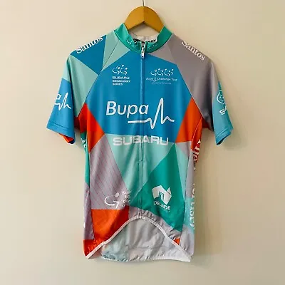 £11.99 • Buy Scody Cycling Jersey Mens S Small Bupa Subaru Short Sleeve Full Zip Pockets