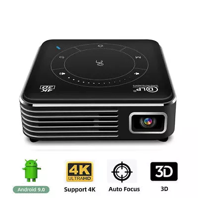 Newest Mini Projector P11 Smart Pocket Mobile 3D Android 9.0 4K DLP Home Theater • $239.99