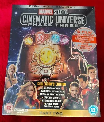 Marvel Studios Cinematic Universe Phase 3 Part 2 4k Uhd & Blu Ray New Sealed • £34.99