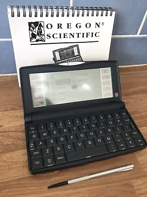 Oregon Scientific OSARIS Vintage Handheld Personal Computer Tested & Working • £62.95