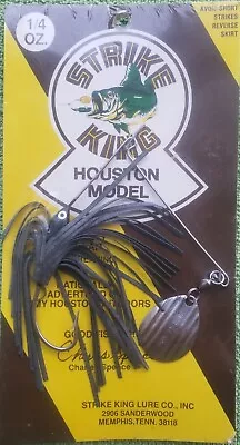 Vintage Strike King 1/4 Oz Houston Model Spinnerbait New In Original Blister Pac • $9.89