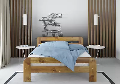 NODAX®  Super King Size 6ft Solid Wooden Pine Bed Frame With Sturdy Slats  F2  • £365.99