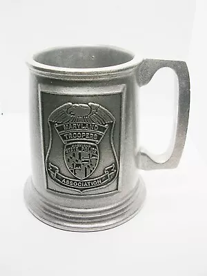 Vintage Peter Milton RWP Pewter Mug Maryland State Trooper Association • $39.96