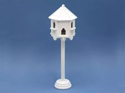 White Dovecote Wooden Garden Accessory Dolls House Miniature 1:12th Scale • £11.09