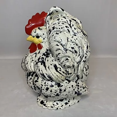 Vintage Chicken Hen Rooster Cookie Jar Atlantic Mold Hand Painted Ceramic 10 X8” • $40