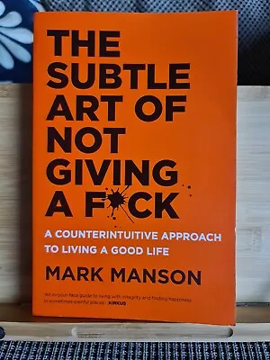 $12.95 • Buy The Subtle Art Of Not Giving A F#ck - Mark Manson - P/B 2017 - AUST SELLER!
