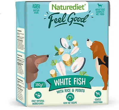 Naturediet - Feel Good Wet Dog Food Natural And Nutritionally Balanced Fish 3 • £25.91