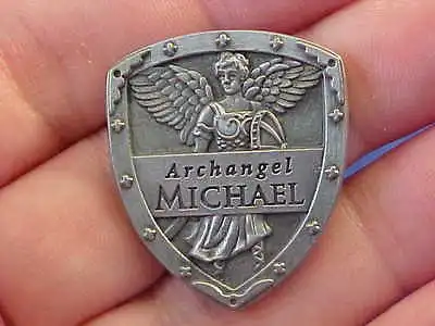 ARCHANGEL ST Michael Pocket Token Protection Saint Shield Carded • $12.85