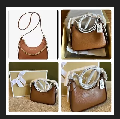 Michael Kors Travel Wilma Small Leather Crossbody Bag Gift Box 🎁 Everyday $448 • $145.97