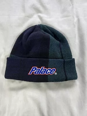 Palace Skateboards Lowercase Cuff Beanie - Black & Green - One Size - Brand New • £45