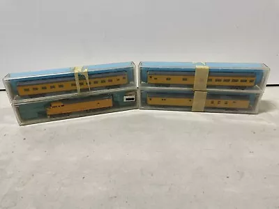 ATLAS #2631- 2632- 2634 N Scale Union Pacific Passenger Cars & #2122 Locomotive • $99.99