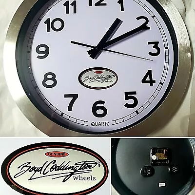 Boyd Coddington Aluminum Wall Clock With Original Boyd Sticker In Face New • $195.90