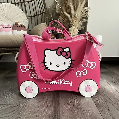 View Details Sanrio Hello Kitty Travel Ride-On Toddler Suitcase Trunki  • 48$