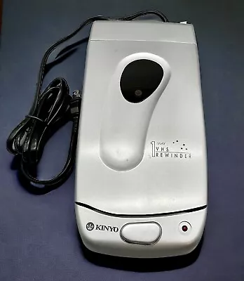 Kinyo VHS Rewinder Video Cassette Tape UV-428 Silver Tested But See Description • $18.95