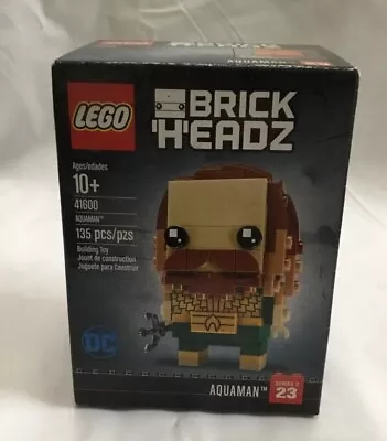 Lego Dc Justice League Brick Headz Aquaman--no 41600 Series 2 New In Box • $60