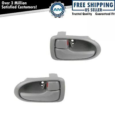 Front Gray Inner Inside Interior Door Handle Pair Set For 00-06 Mazda MPV • $19.99