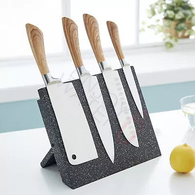 MDF Magnetic Knife Holder Storage Cutlery Stand Rack Foldable Block Kitchen Bar • $25.90