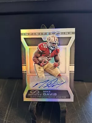 $19.99 • Buy 2016 Panini Infinity Football Infinite Ink Silver Mike Davis Autograph #183/388