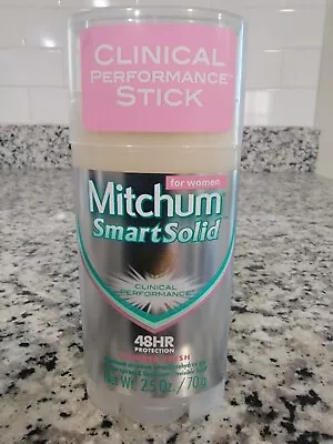 Mitchum Women Smart Solid Clinical Performance Deodorant Powder Fresh 2.5 Oz • $19.99