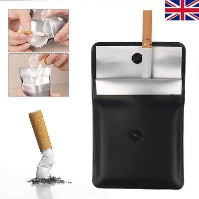 £2.81 • Buy 6Pcs Pocket Ashtray Portable Smoking Cigarette Ash Pouch Fireproof Odorless Bag