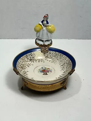 Antique Baby Food Bowl Dish - 22 Carat Gold Plate - VINTAGE - MADE IN THE USA • $89.99