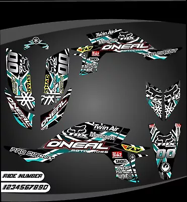 Yamaha YFZ 450 Graphics Kit 2003 2004 2005 2006 2007 2008 Stickers Decals Kit • $147