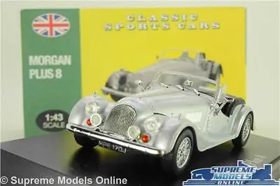 £36.99 • Buy Morgan Plus 8 Model Car Silver Roadster 1:43 Scale Ixo Atlas Classic Sports K8
