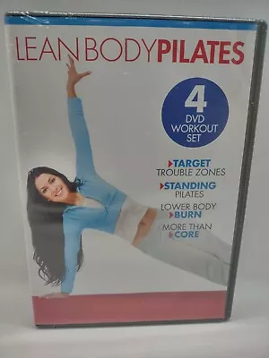 Lean Body Pilates 4 DVD Workout Set: Target Zones Body Burn Core New! Sealed! • $8.99