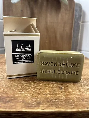 MOLINARD *habanita PARFUMED OIL SOAP Luxury Savin De Luxe A L’huile Paris Grasse • $19.99