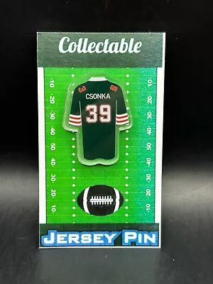 Miami Dolphins Larry Csonka Jersey Lapel Pin-Classic RETRO  Collectible-HOF 1987 • $9.99