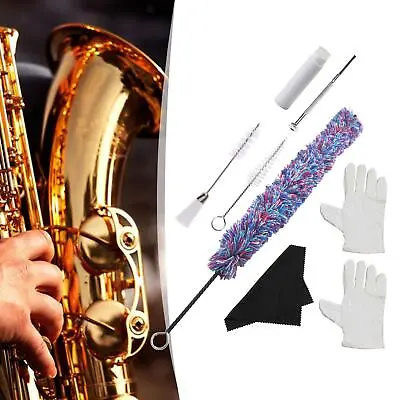 7x Saxophone Cleaning Kit For Saxophone Bass Alto Tenor Sax Clarinet Flute • $25.40