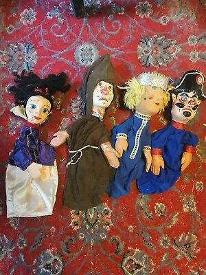 Set Of 4 Vintage Hand Puppets • $30