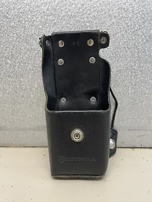 Motorola NTN8382B Police Duty Black Leather Holster • $20