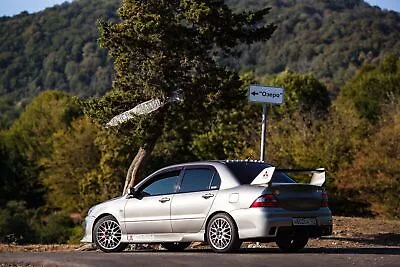 Rear Wing Spoiler Evo Style Var№1 (High) For Mitsubishi Lancer IX (2003-2009) • $211.93