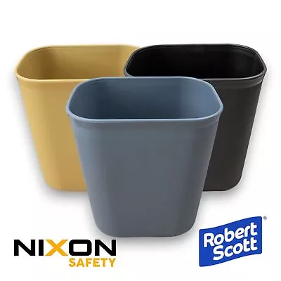 Robert Scott 12 Litre Rectangular Plastic Waste Bin • £10.99