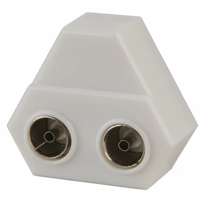 $14.95 • Buy Indoor Digital DVB-T TV 2 Way Splitter 1 X PAL Male To 2 X PAL Female Socket