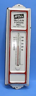 McCAIN FOODS INC KEEP TEMP IN BLK EASTON MAINE STEEL WALL FOOD THERMOMETER CLEAN • $20