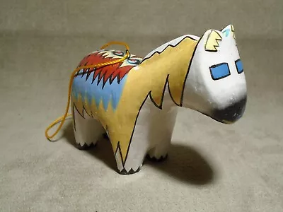 Mexican Folk Art Hand Painted Donkey Burro 2.5” X 3.25” Ornament Unbranded • $10.99