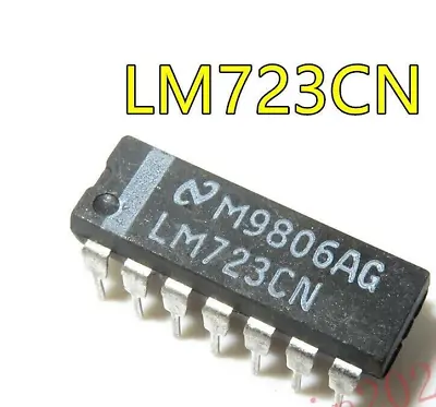 10pcs LM723CN LM723 DIP-14 IC Adjustable Voltage Regulator 2-37V UA723 UC723CN • $12.50