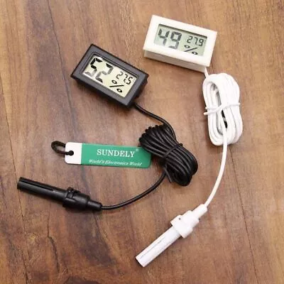 Mini LCD Digital Incubator Egg Hatching Sensor Humidity Hygrometer Meter TOOL • $19.26