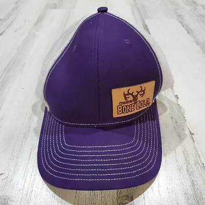 Antler Ice's Bone Cold Hunter Youth Trucker Hat Purple Hunt Collector Adjustable • $9.48