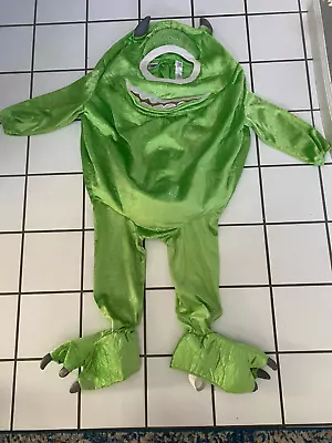 Disney Store Monsters Inc. Mike Wazowski Costume Kids Size 4-6T • $89.95