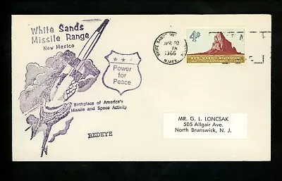 US Space Cover Rocket REDEYE Launch White Sands Missile Range NM 4/20/1966 • $4.99