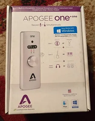 Apogee One Audio Interface For Mac And PC   • $75