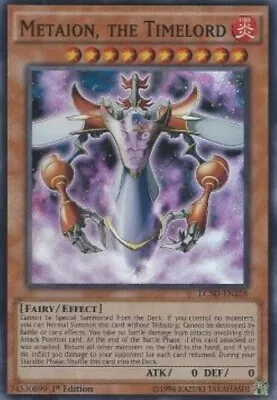 Yugioh-Metaion The Timelord-Super Rare-1st Edition-LC5D EN228 (NM) • $2.24