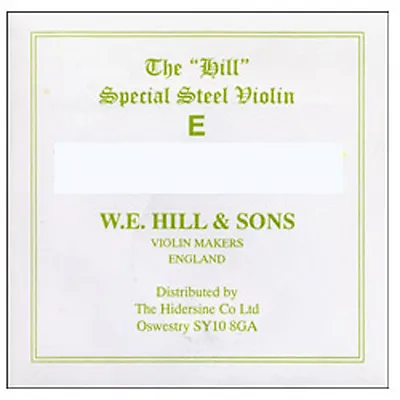 W.E.  Hill  Violin E String 4/4 Ball End Medium  • $7.17
