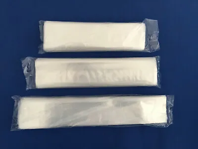 100-1000 1 X2  To 12 X12  2mil Lay-Flat Hi-Clear Open Top End Plastic Poly Bags  • $15.75